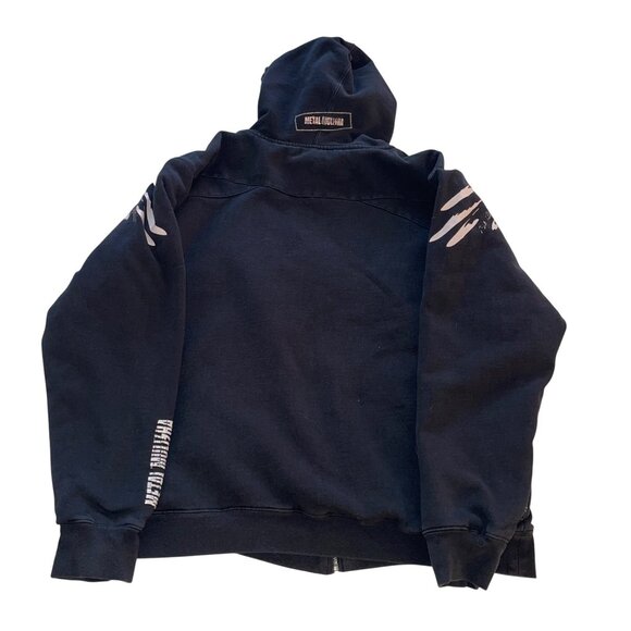 Metal Mulisha Vintage Mens Jacket Size Large Black War Paint Reversible Rare - Picture 2 of 16